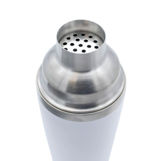 Stainless Steel Cocktail Shakers Lid Off